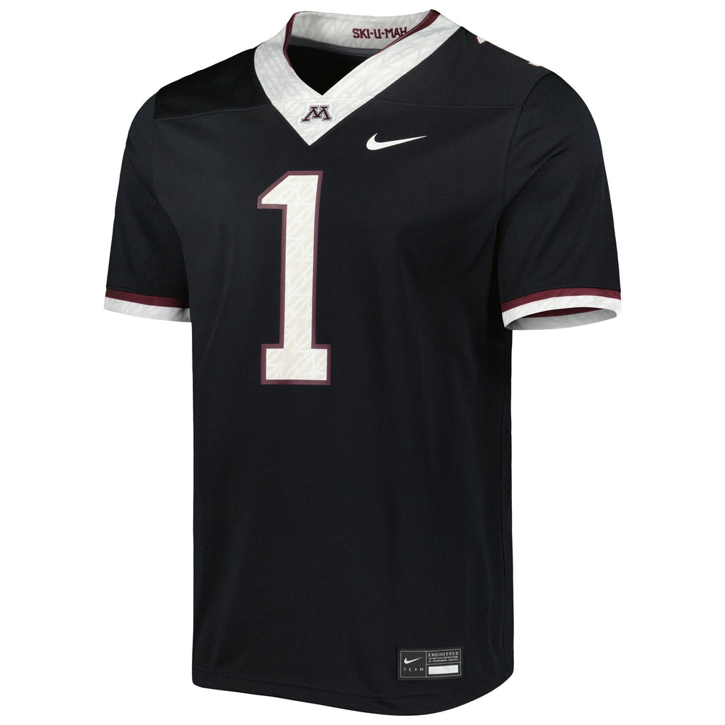 #1 Minnesota Golden Gophers Untouchable Football Jersey - Black product image 3, provided for visual reference and product