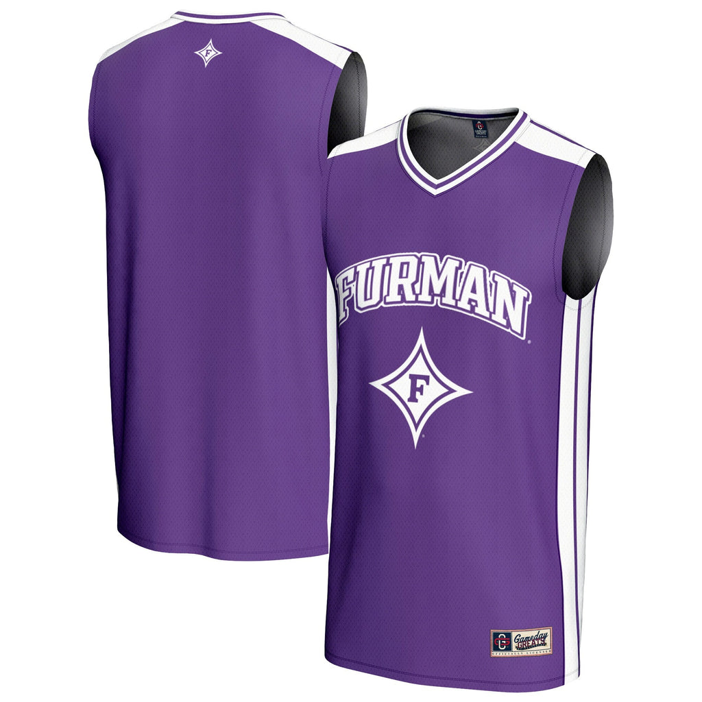 Furman Paladins Spirit Basketball Jersey - Purple product image 2, provided for visual reference and product detail review