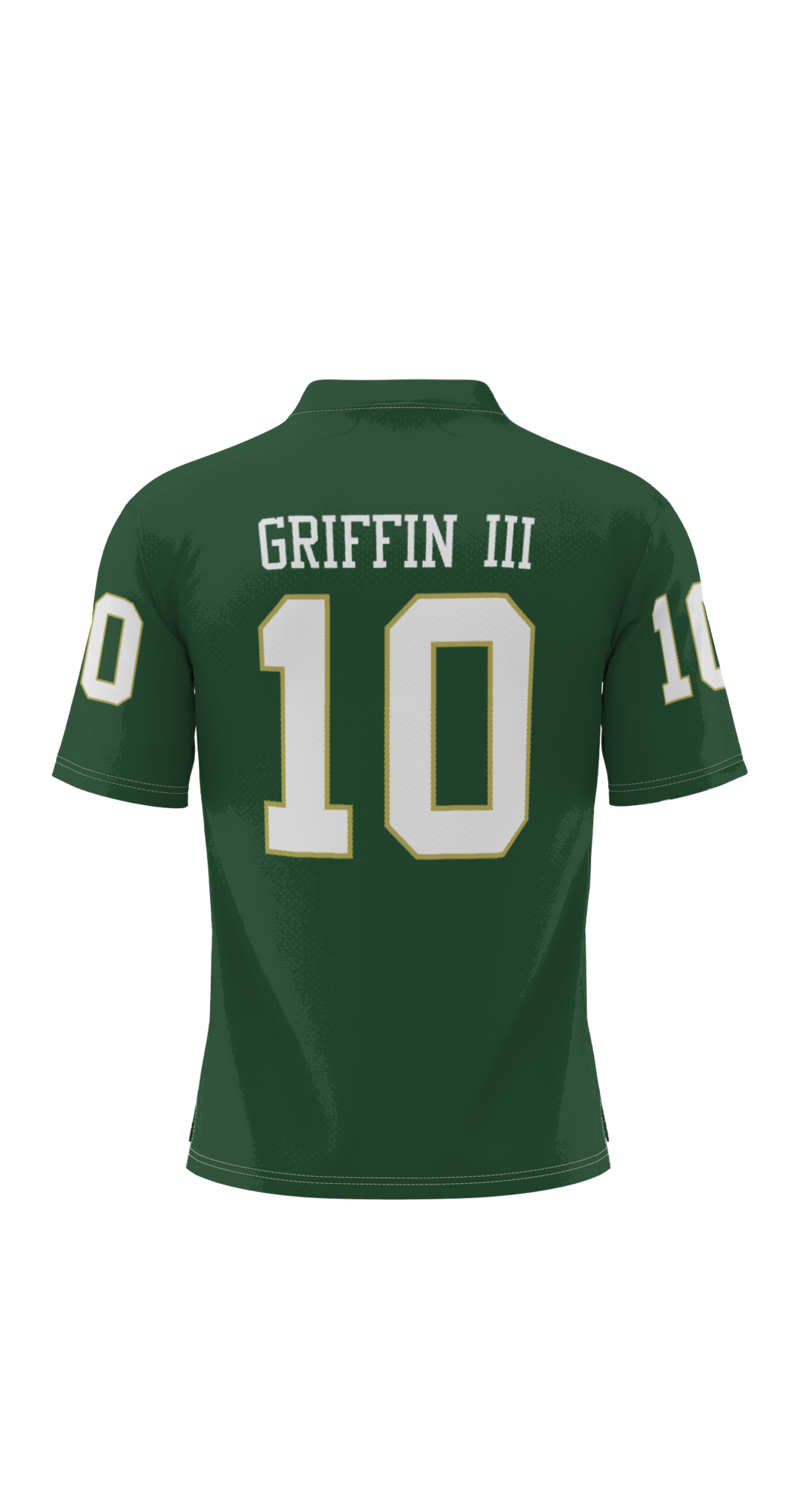 Robert Griffin III Baylor Bears Heisman Football Jersey - Green product image 4, provided for visual reference and product