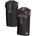 #1 South Carolina Gamecocks Lightweight Basketball Jersey - Black product image 1, provided for visual reference and product