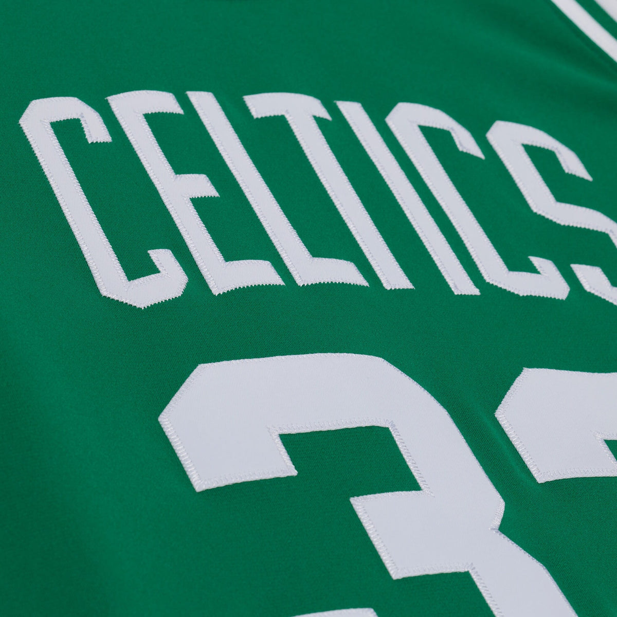 Boston Celtics Larry Bird 1985 Authentic Road Jersey - Kelly Green product image 4, provided for visual reference and