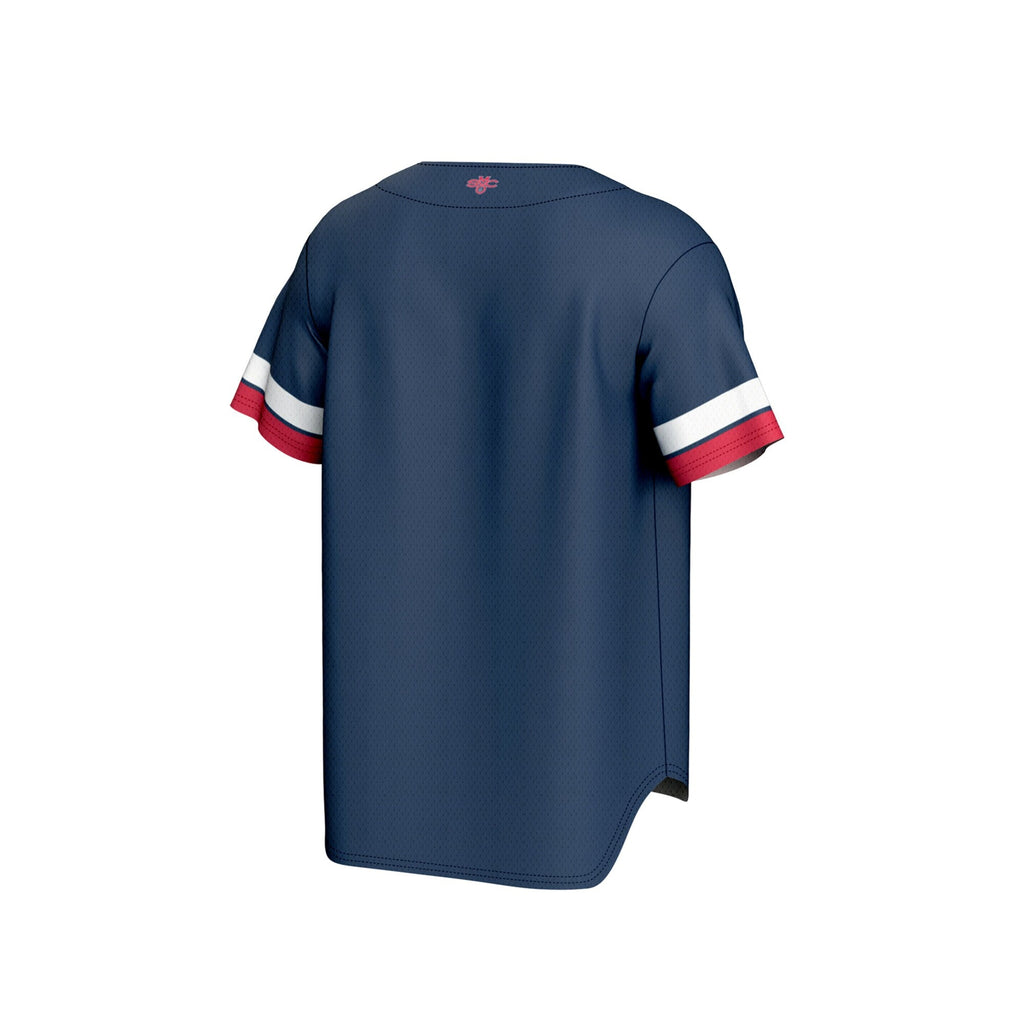 Saint Mary's Gaels Spirit Baseball Jersey - Navy product image 4, provided for visual reference and product detail review