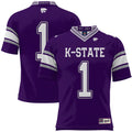 #1 Kansas State Wildcats Football Jersey - Purple product image 1, provided for visual reference and product detail review