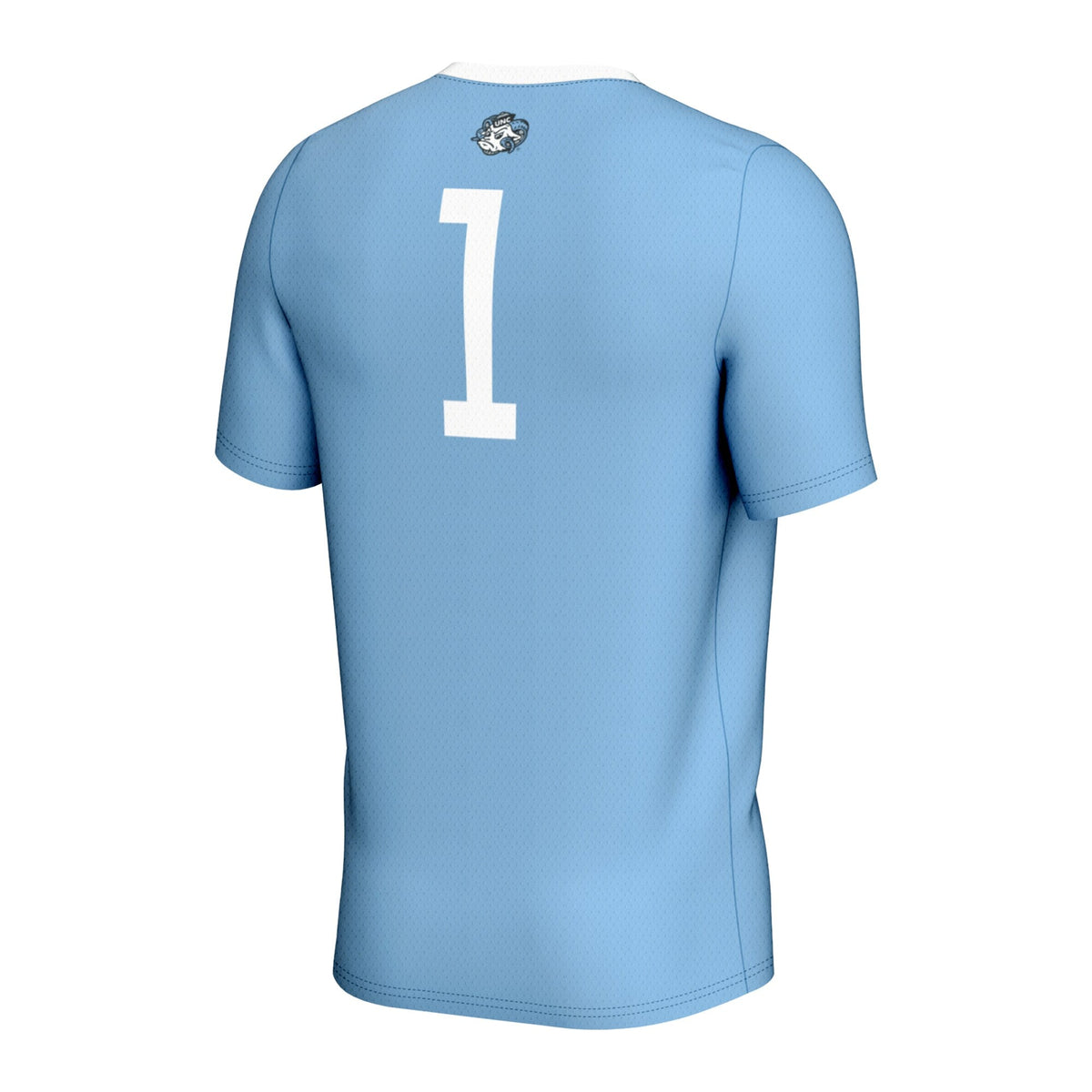 #1 North Carolina Tar Heels Soccer Jersey - Carolina Blue product image 4, provided for visual reference and product detail