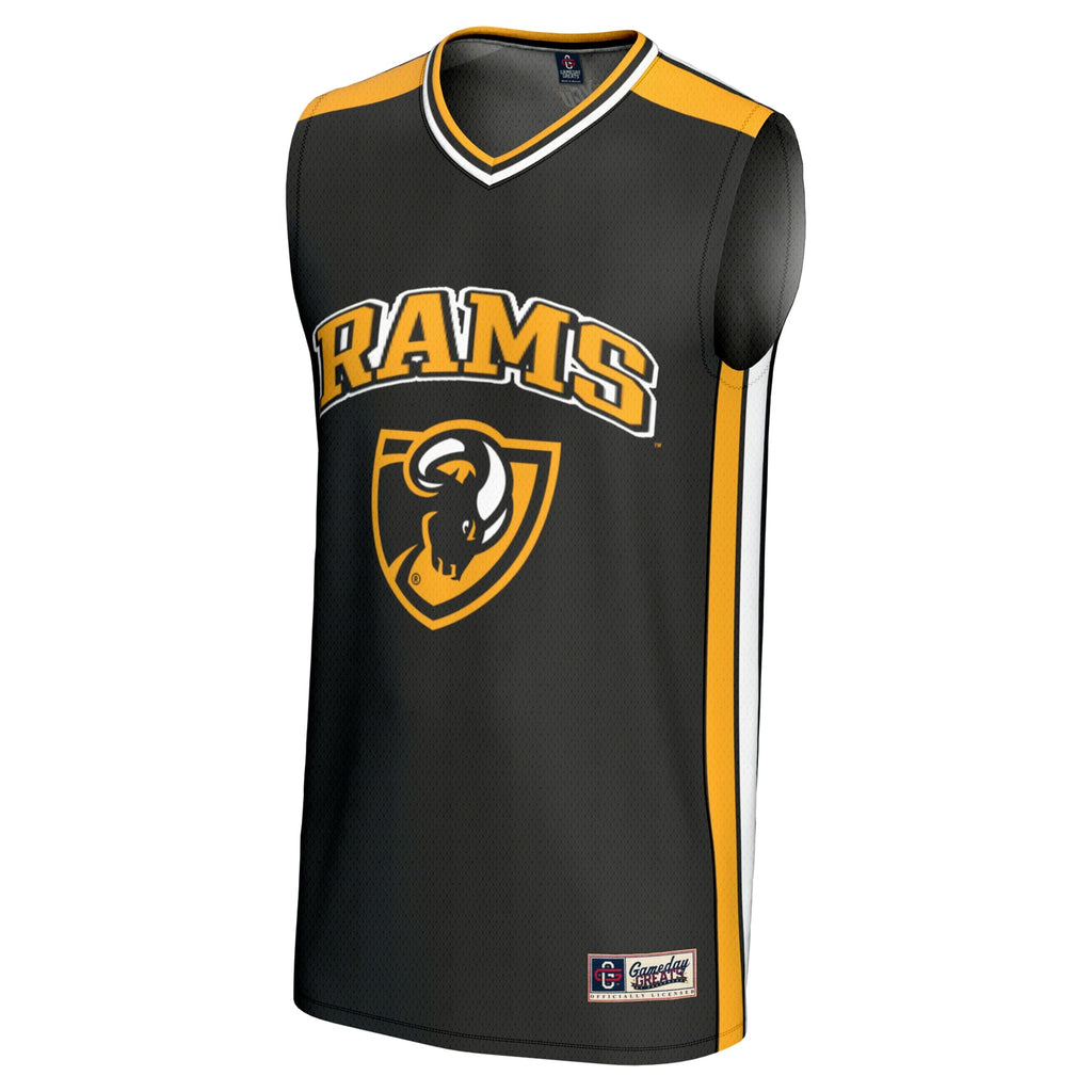VCU Rams Spirit Basketball Jersey - Black product image 3, provided for visual reference and product detail review