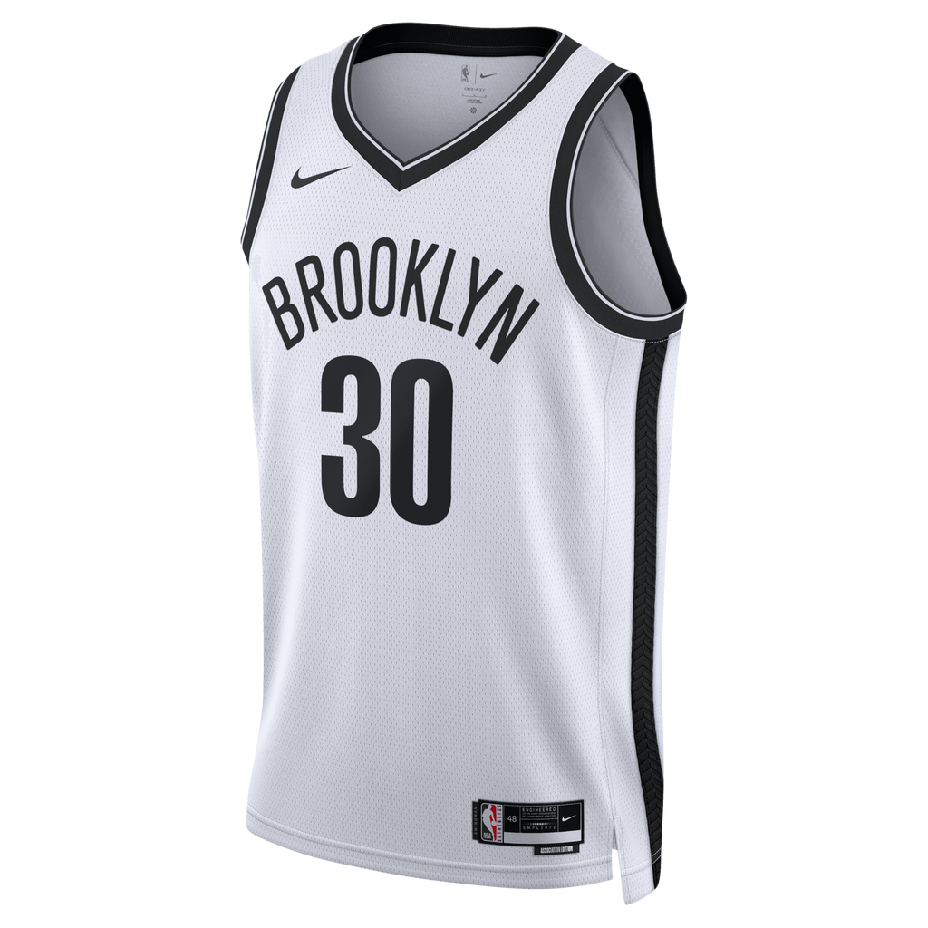 Brooklyn Nets Association Edition Swingman Jersey - White - Julius Randle product image 3, provided for visual reference and