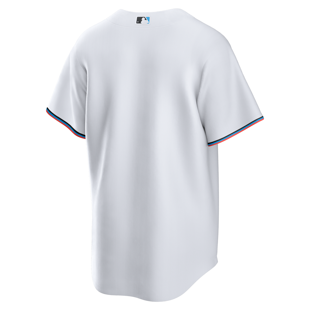 Miami Marlins White Home Big & Tall Replica Jersey product image 4, provided for visual reference and product detail review