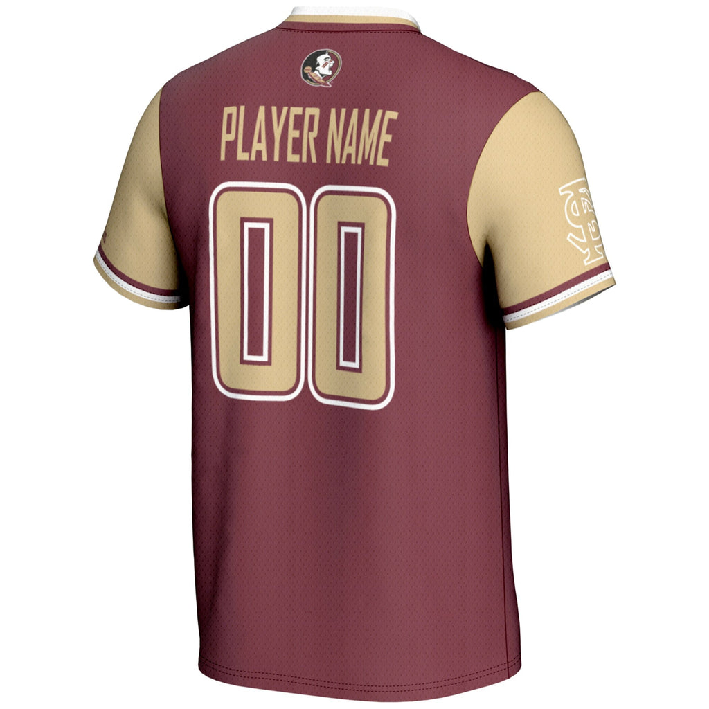 Florida State Seminoles NIL Pick-A-Player Lightweight Softball Jersey - Garnet product image 4, provided for visual