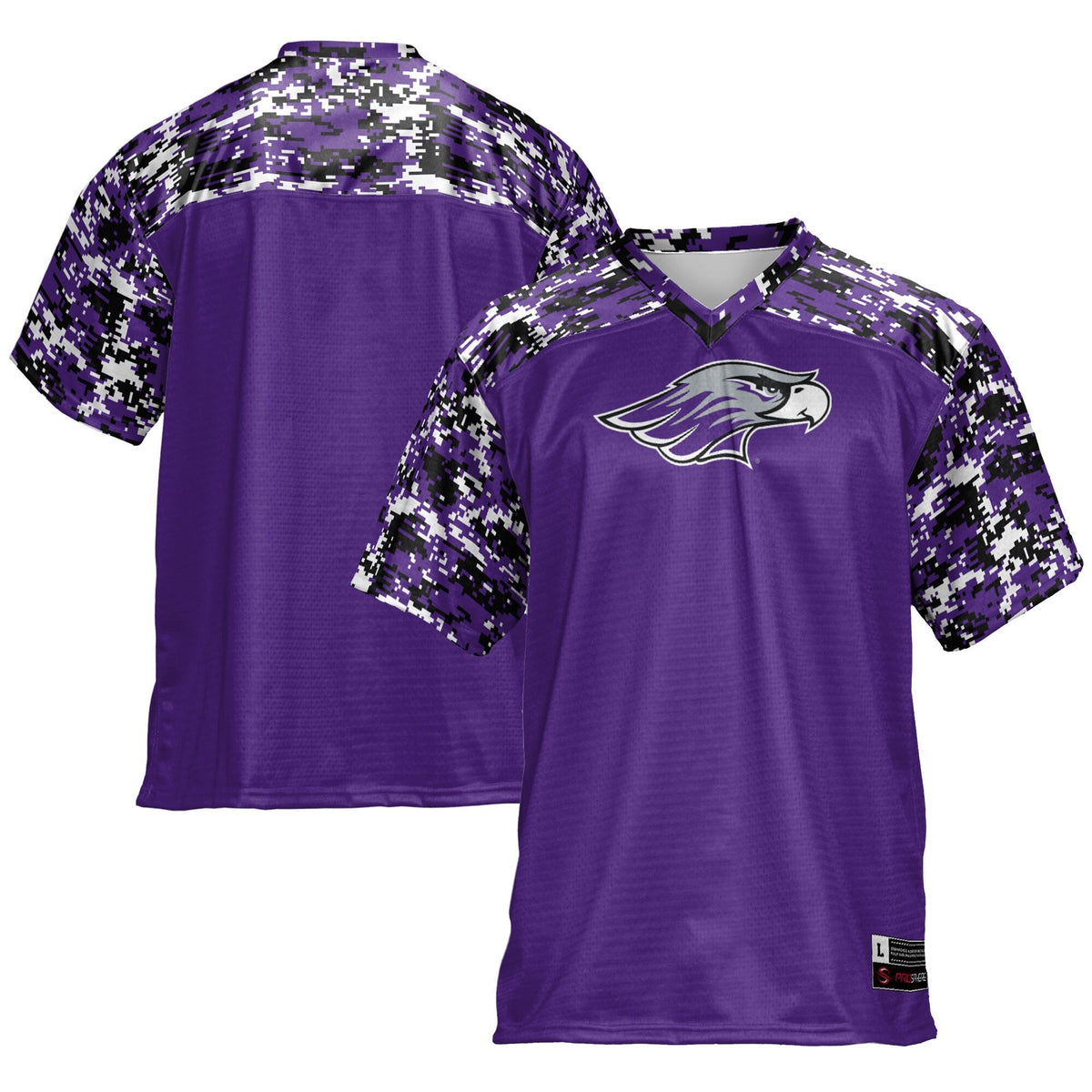 Wisconsin-Whitewater Warhawks Football Jersey - Purple product image 2, provided for visual reference and product detail
