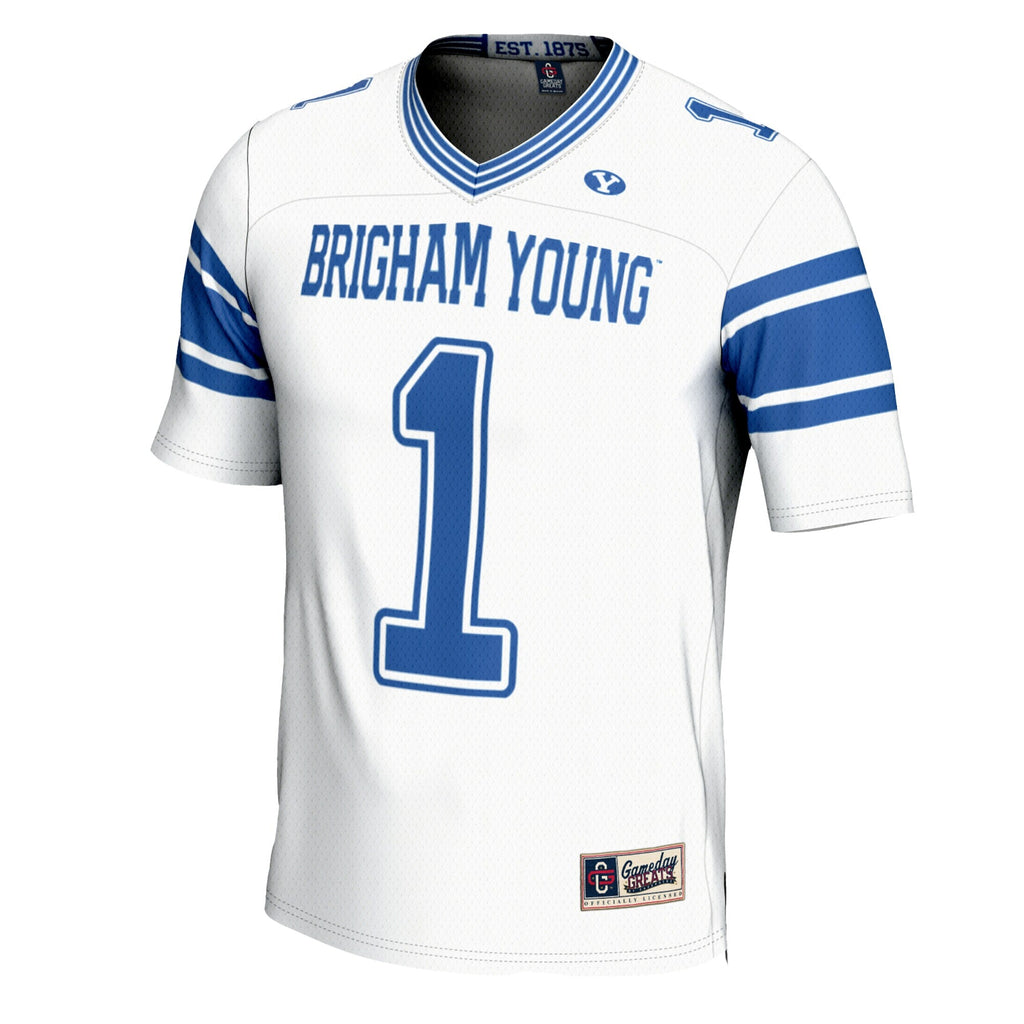 #1 BYU Cougars Football Jersey - Cardinal product image 3, provided for visual reference and product detail review