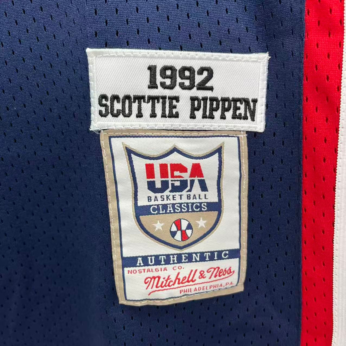 Scottie Pippen YOUTH KIDS USA Basketball Olympic Mitchell & product image 3