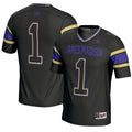 #1 James Madison Dukes Endzone Football Jersey - Black product image 1, provided for visual reference and product detail