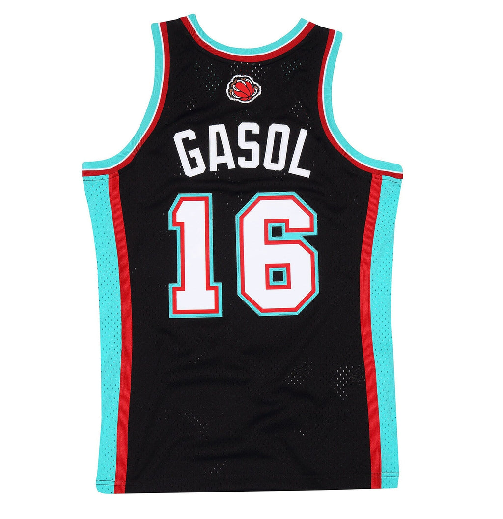 Memphis Grizzlies Pau Gasol Hardwood Classics Road Swingman Jersey product image 2, provided for visual reference and