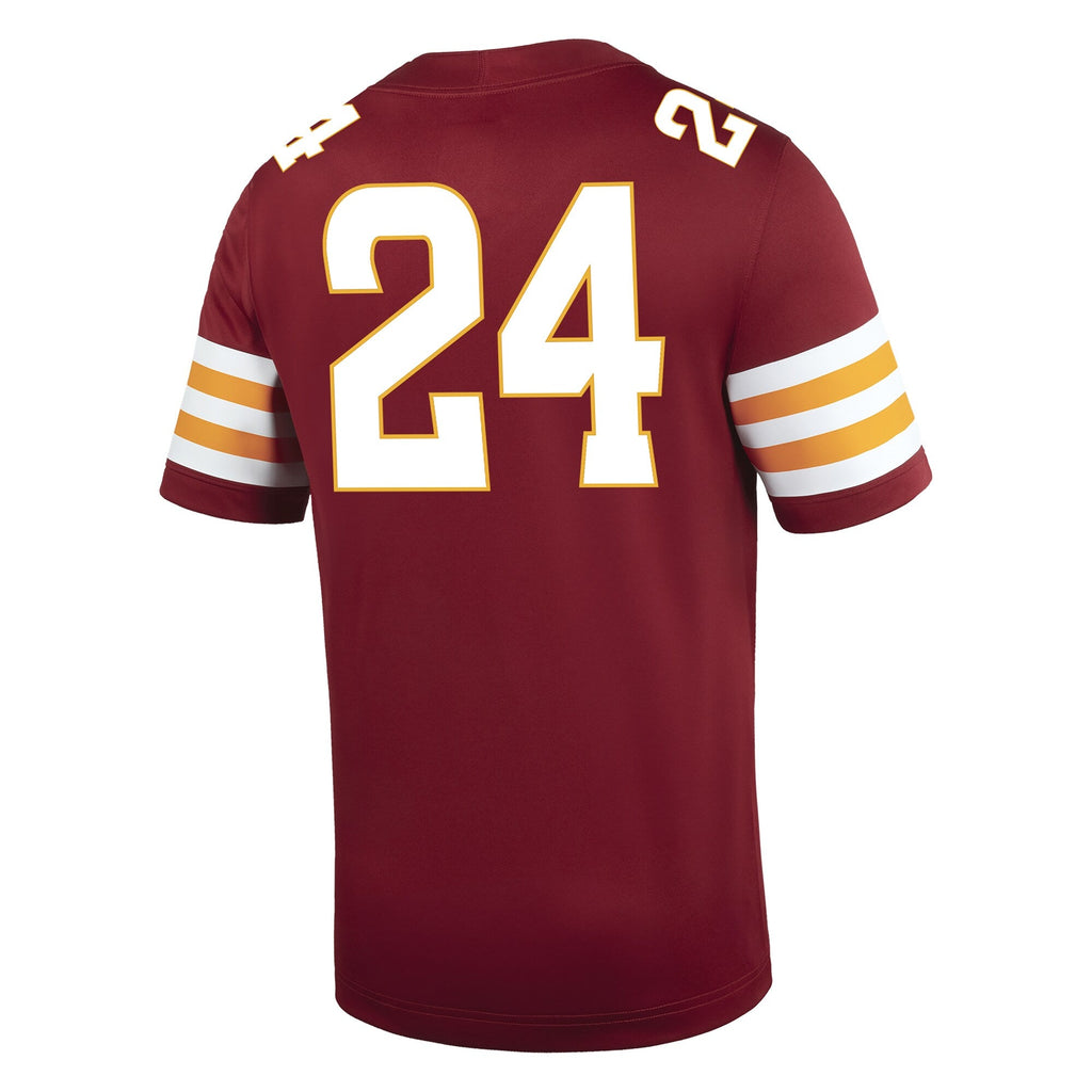 #24 Cardinal Iowa State Cyclones Game Football Jersey product image 4, provided for visual reference and product detail