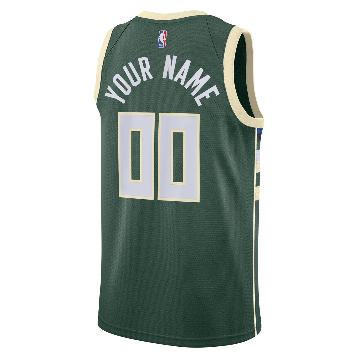 Milwaukee Bucks Icon Swingman Jersey - Custom product image 3, provided for visual reference and product detail review
