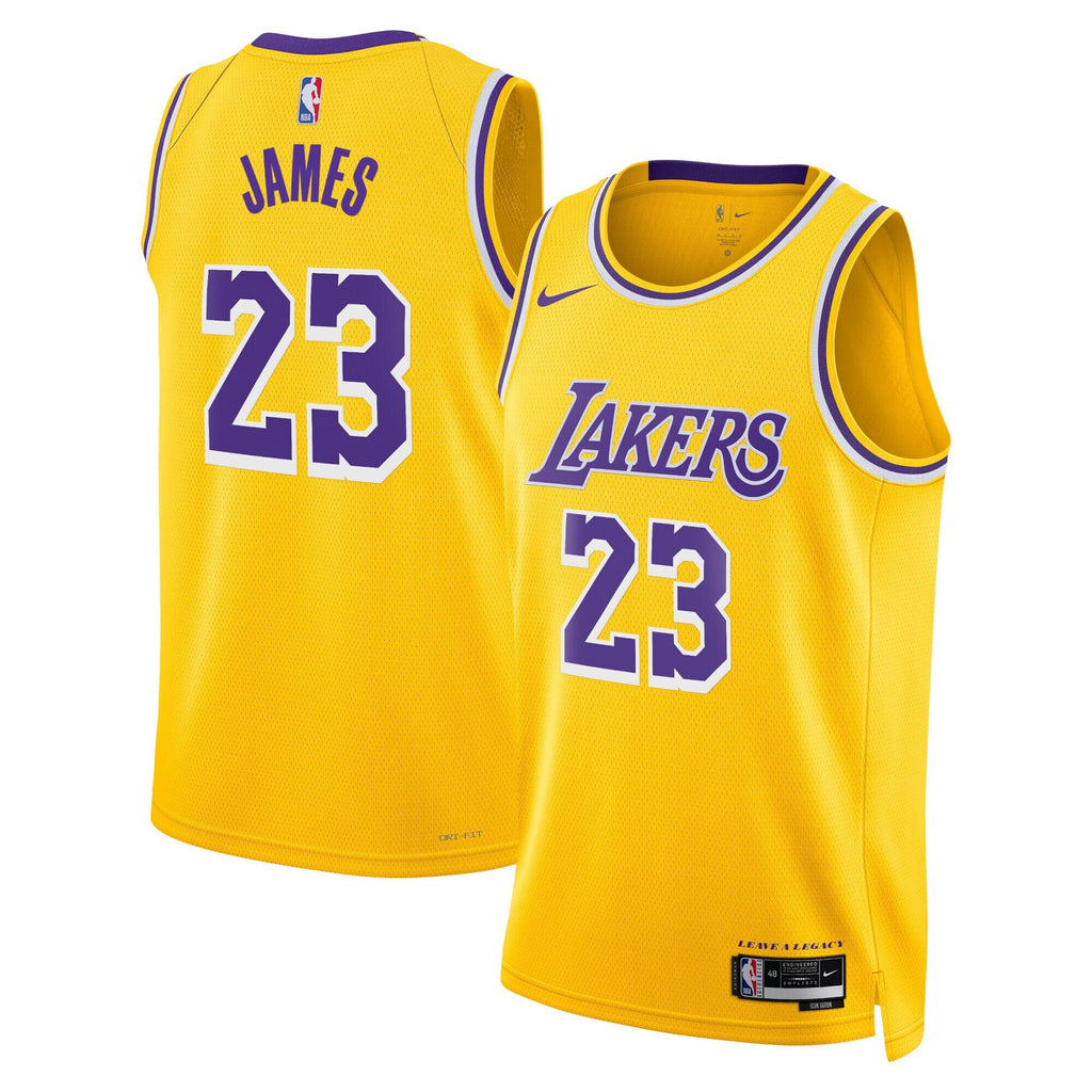 Los Angeles Lakers Icon Swingman Jersey - James 23 product image 2, provided for visual reference and product detail review