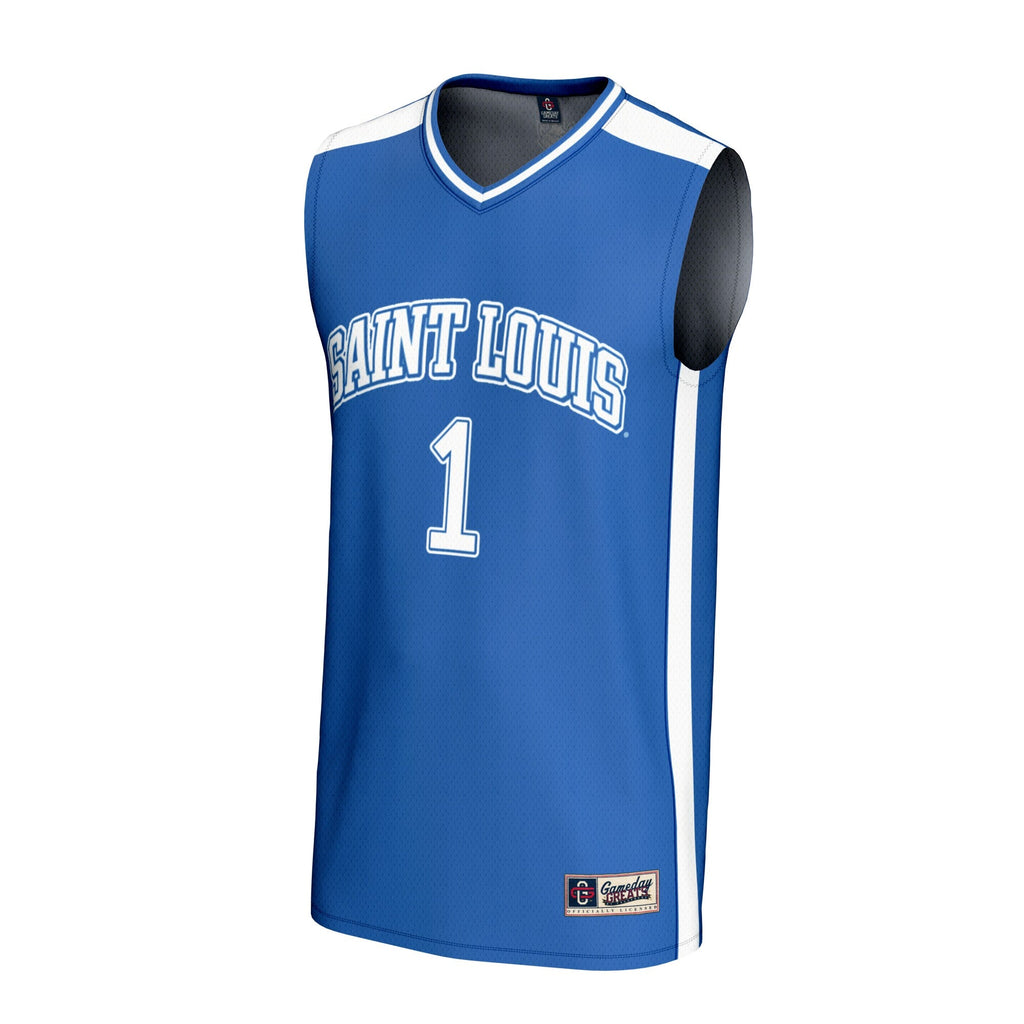 #1 Saint Louis Billikens Lightweight Basketball Fashion Jersey - Blue product image 3, provided for visual reference and