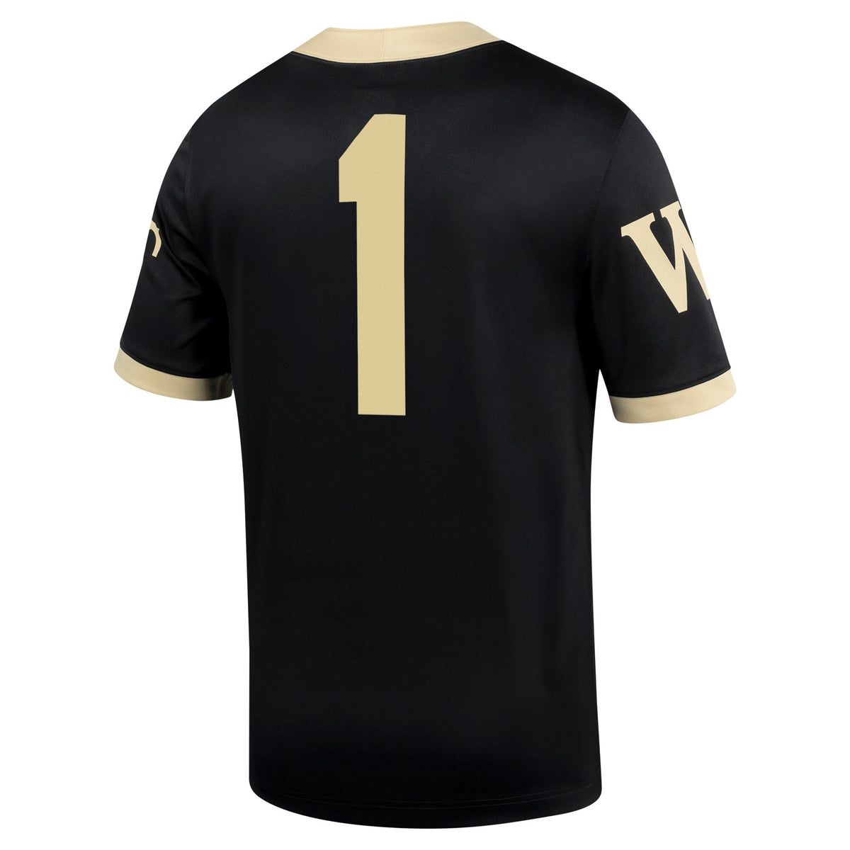 #1 Black Wake Forest Demon Deacons Untouchable Football Jersey product image 4, provided for visual reference and product