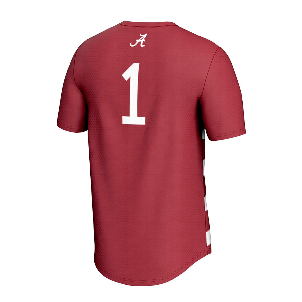 #1 Alabama Crimson Tide Lightweight Soccer Fashion Jersey - Crimson product image 4, provided for visual reference and