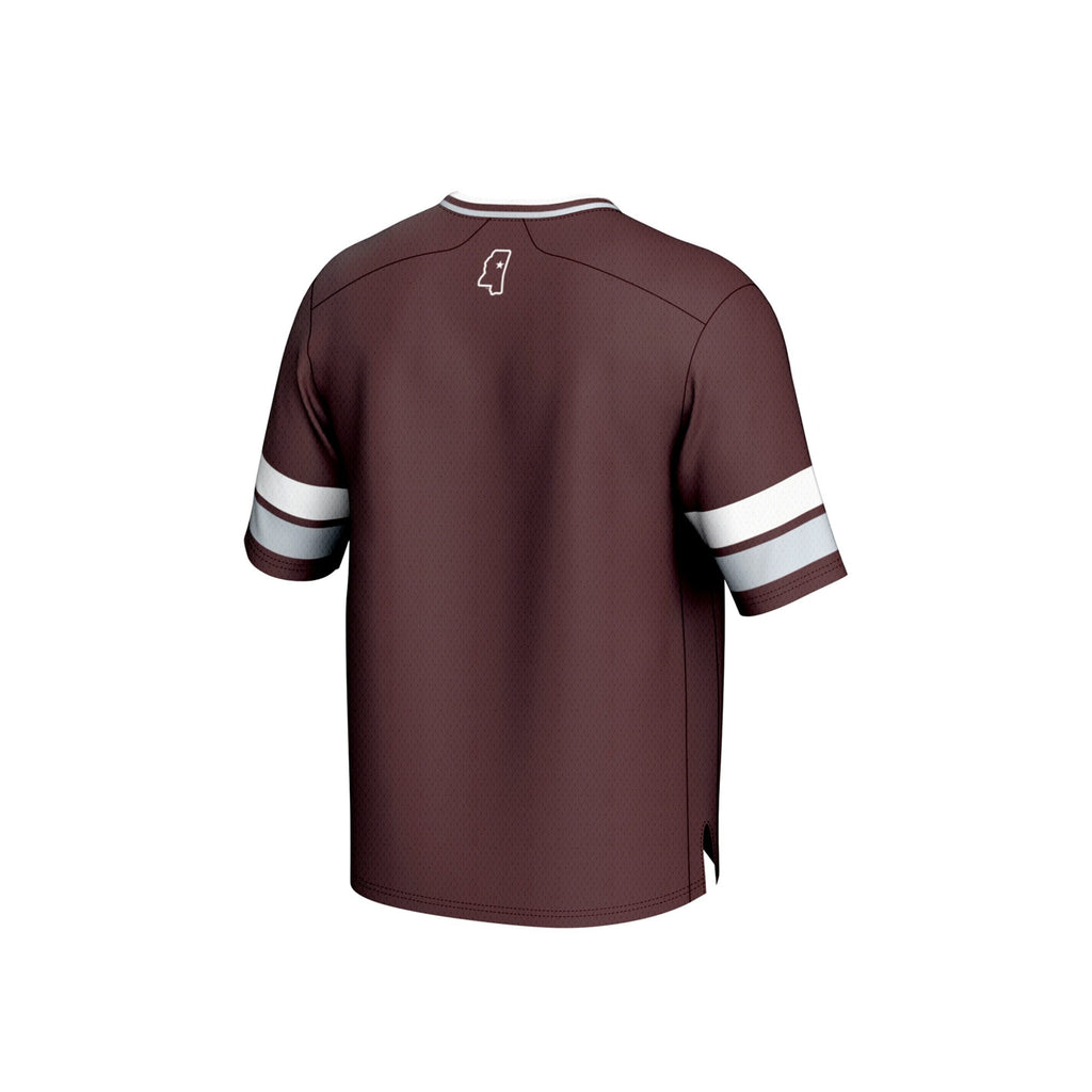 Mississippi State Bulldogs Spirit Football Jersey - Maroon product image 4, provided for visual reference and product detail