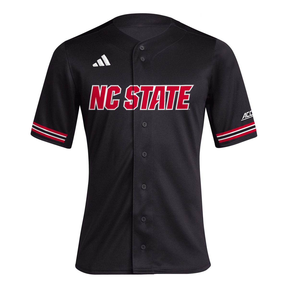 NC State Wolfpack Replica Baseball Jersey - Black product image 3, provided for visual reference and product detail review