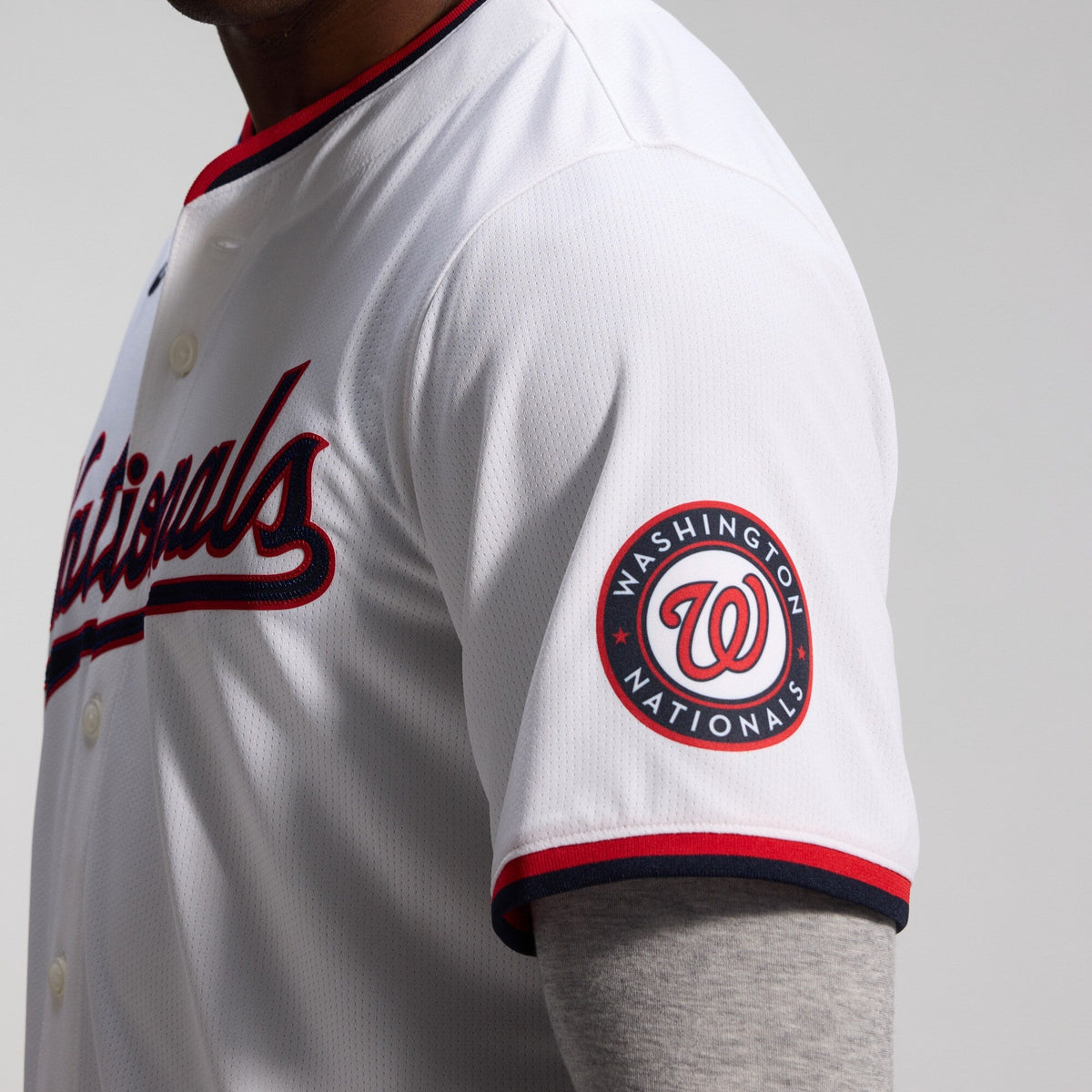Washington Nationals White Home Limited Jersey product image 4, provided for visual reference and product detail review