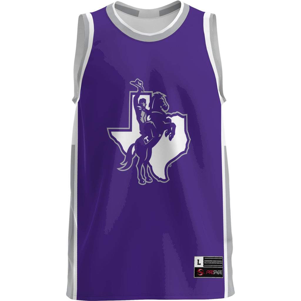 Tarleton State Texans Lightweight Basketball Jersey - Purple product image 3, provided for visual reference and product