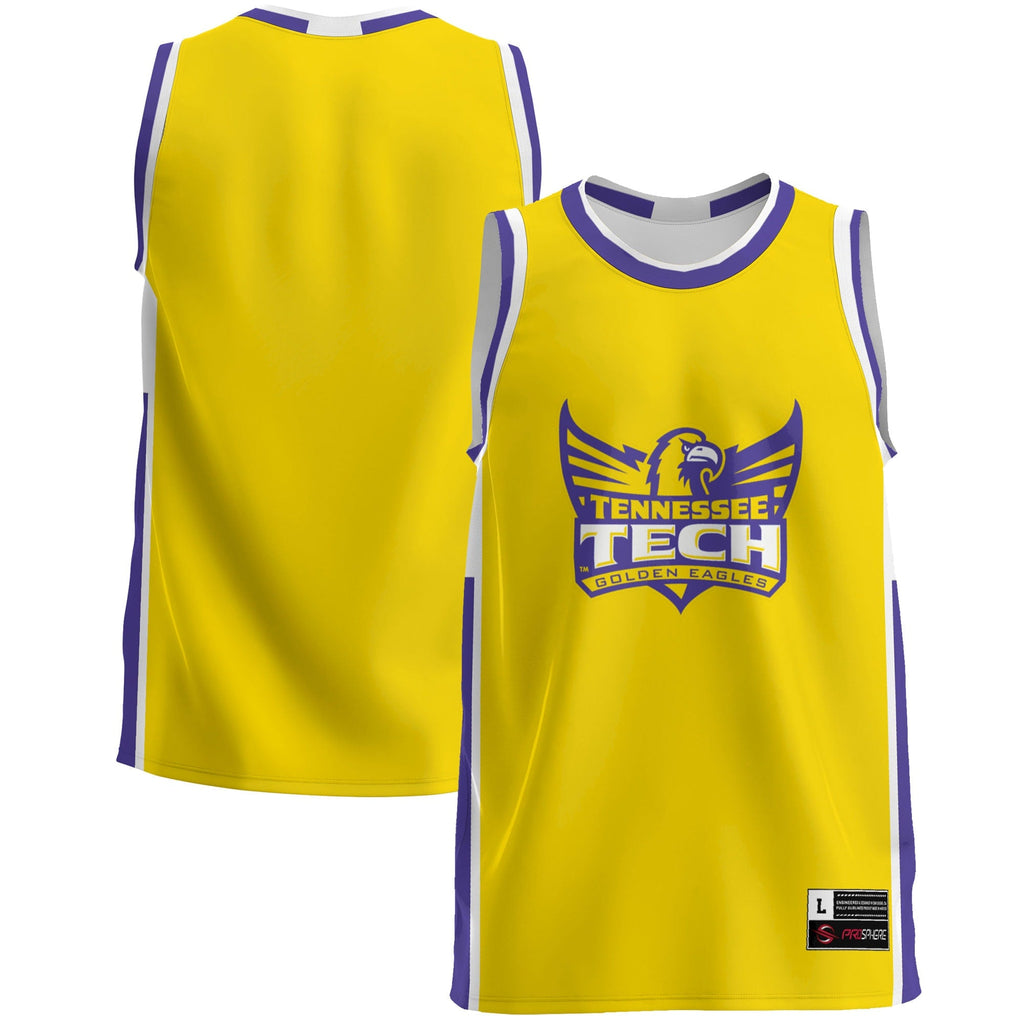 Tennessee Tech Golden Eagles Lightweight Basketball Jersey - Gold product image 2, provided for visual reference and product