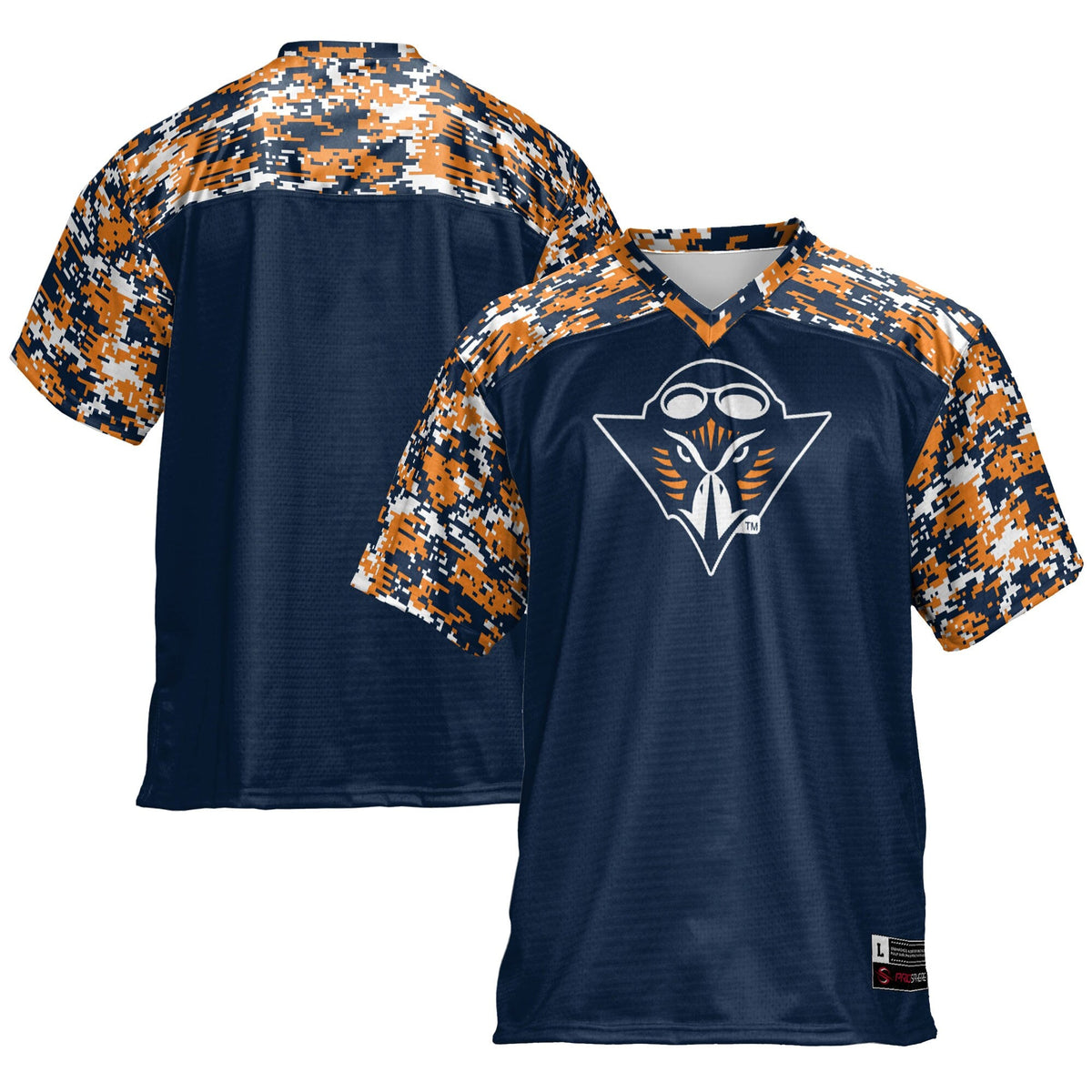 Tennessee-Martin Skyhawks Football Jersey - Navy product image 1, provided for visual reference and product detail review