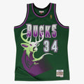 Milwaukee Bucks Swingman Jersey Alternate Ray Allen 1996-97 product image 1, provided for visual reference and product