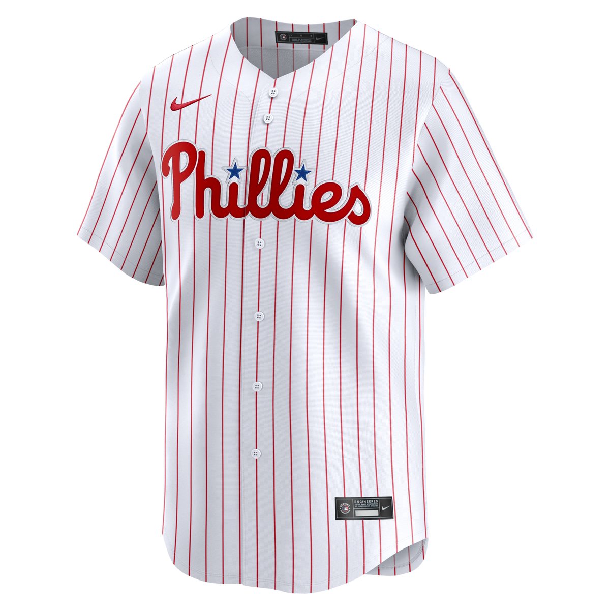 Philadelphia Phillies White Home Limited Jersey product image 1, provided for visual reference and product detail review