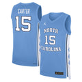 Vince Carter Carolina Blue North Carolina Tar Heels Road Replica Basketball Jersey product image 1, provided for visual