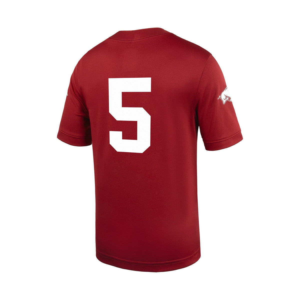#5 Arkansas Razorbacks Untouchable Football Jersey – Cardinal product image 4, provided for visual reference and product