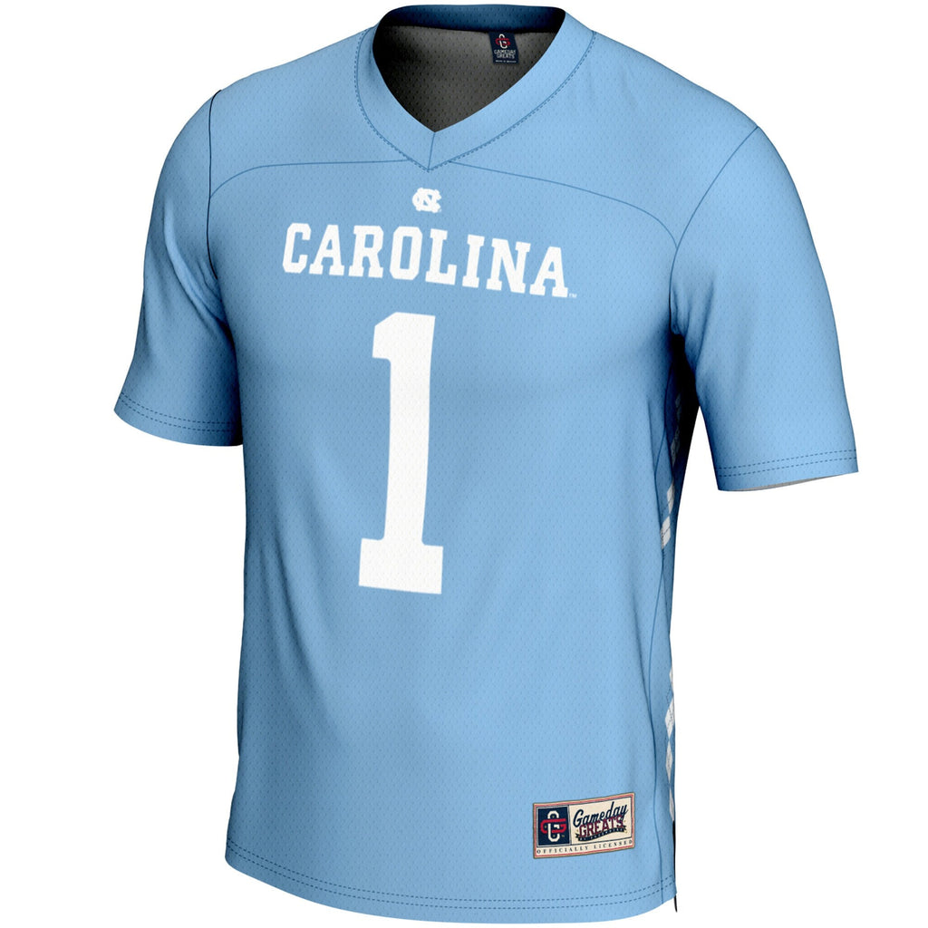 #1 North Carolina Tar Heels Lightweight Lacrosse Jersey - Carolina Blue product image 3, provided for visual reference and