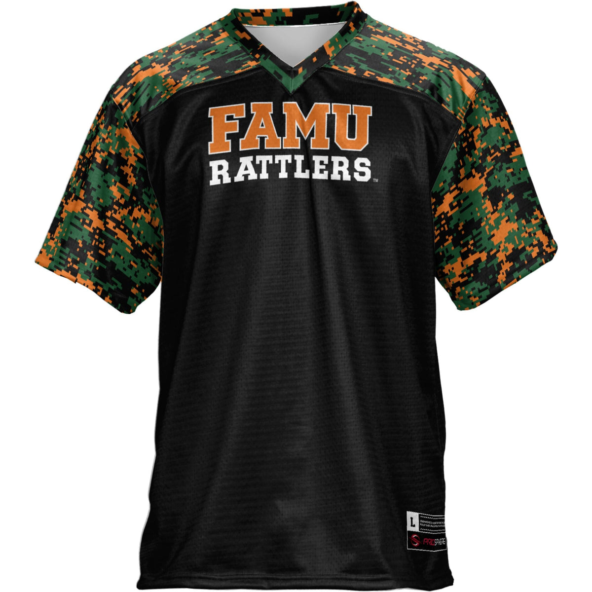 Florida A&M Rattlers Football Jersey - Black product image 3, provided for visual reference and product detail review