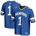#1 Memphis Tigers Collegiate Football Fashion Jersey - Royal product image 1, provided for visual reference and product