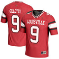Ashton Gillotte Louisville Cardinals NIL Player Football Jersey - Red product image 1, provided for visual reference and