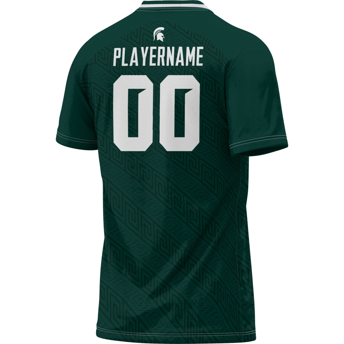 Michigan State Spartans NIL Pick-A-Player Lightweight Soccer Jersey - Green product image 4, provided for visual reference