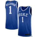 Zion Williamson Duke Blue Devils Alumni Player Limited Basketball Jersey - Royal product image 1, provided for visual