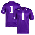 #1 Washington Huskies Premier Football Jersey - Purple product image 1, provided for visual reference and product detail