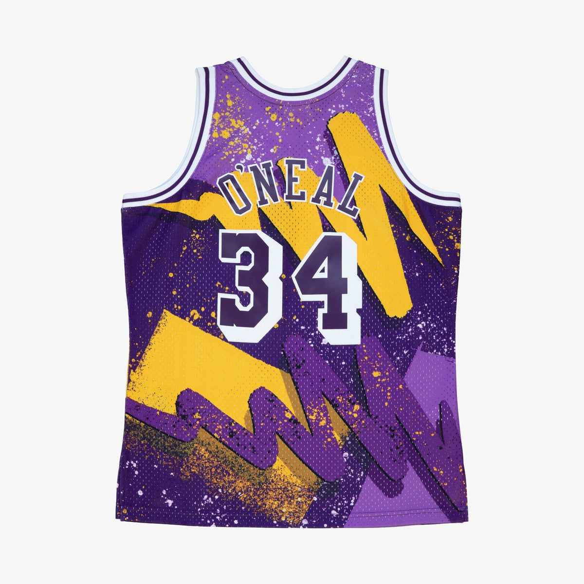 Los Angeles Lakers Shaquille O'Neal 1996 Hyper Hoops Swingman Jersey - Dark Purple product image 4, provided for visual