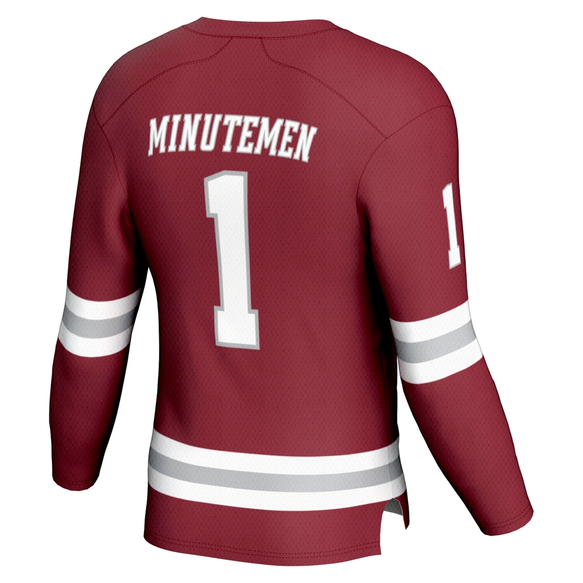#1 UMass Minutemen Hockey Fashion Jersey - Maroon product image 4, provided for visual reference and product detail review