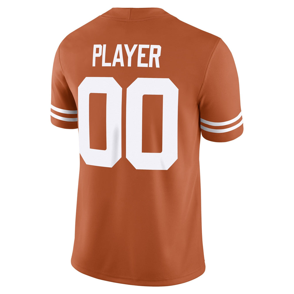 Texas Longhorns NIL Pick-A-Player Game Jersey - Texas Orange product image 4, provided for visual reference and product
