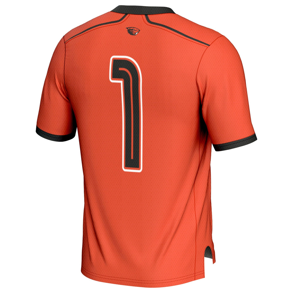#1 Oregon State Beavers Lacrosse Fashion Jersey - Orange product image 4, provided for visual reference and product detail