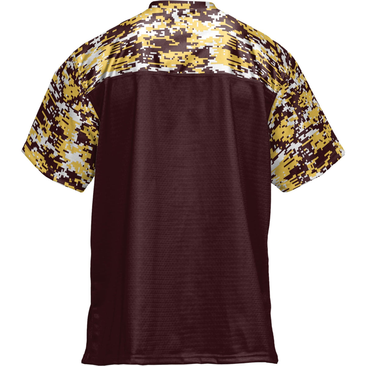 Quincy Hawks Football Jersey - Brown product image 4, provided for visual reference and product detail review
