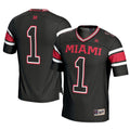 #1 Miami University RedHawks Football Jersey - Black product image 1, provided for visual reference and product detail review
