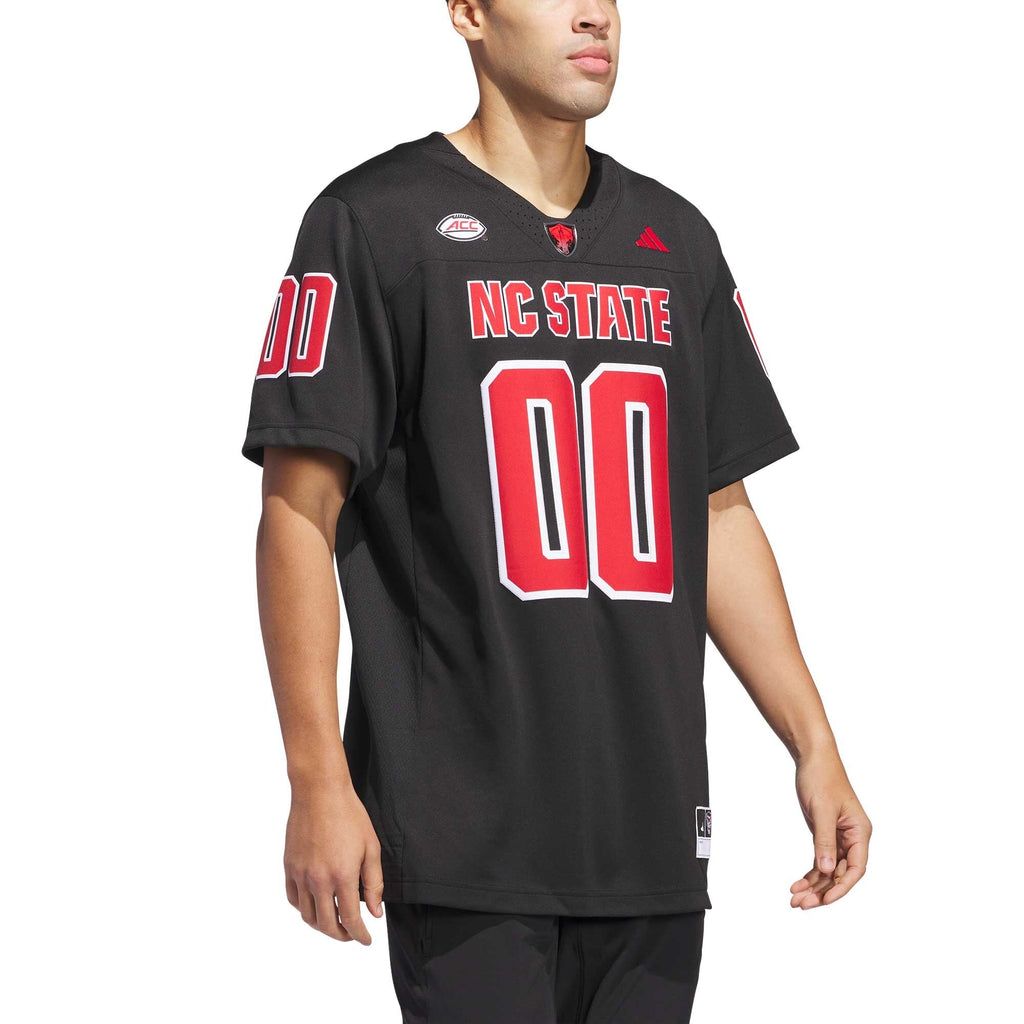 #00 Black NC State Wolfpack Premier Strategy Jersey product image 4, provided for visual reference and product detail review