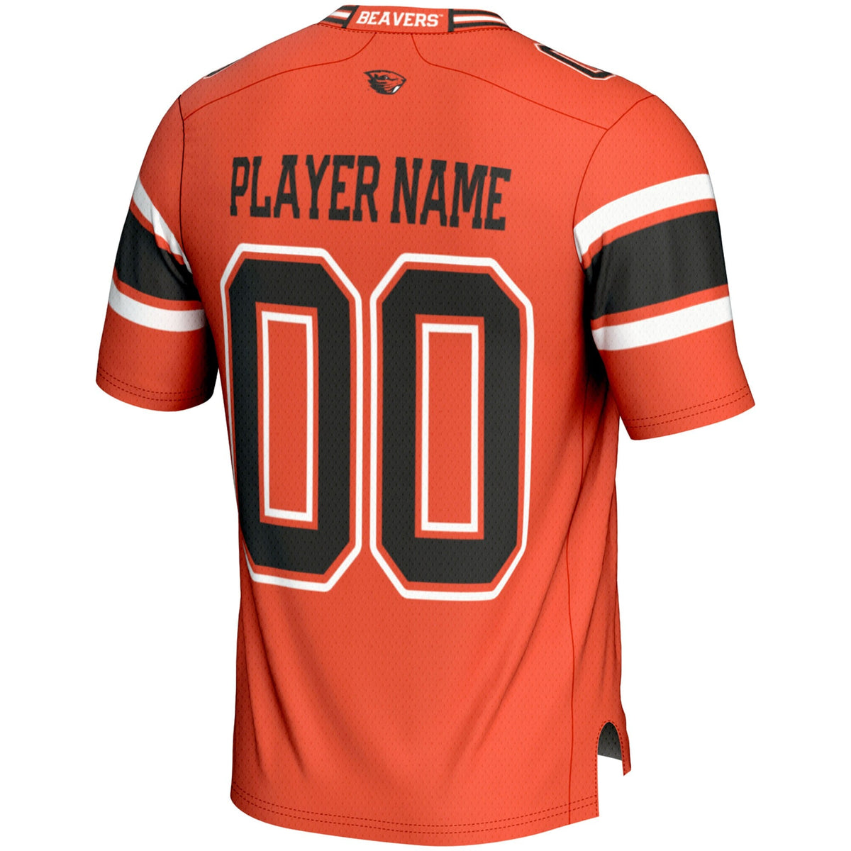 Oregon State Beavers NIL Pick-A-Player Football Jersey - Orange product image 4, provided for visual reference and product