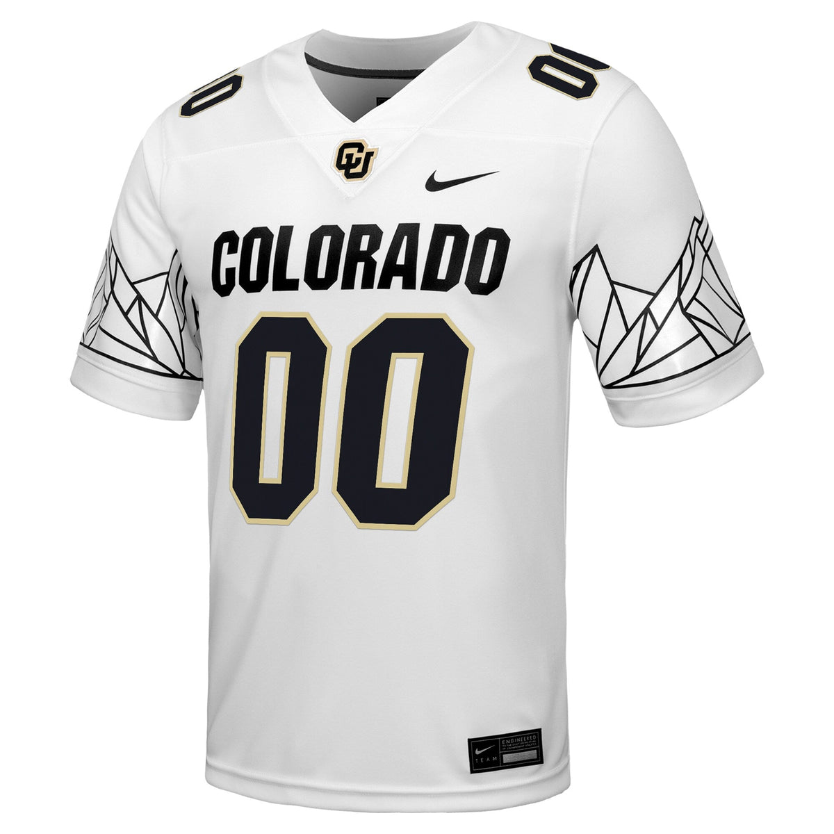 Colorado Buffaloes NIL Pick-A-Player Football Game Jersey - White product image 3, provided for visual reference and product