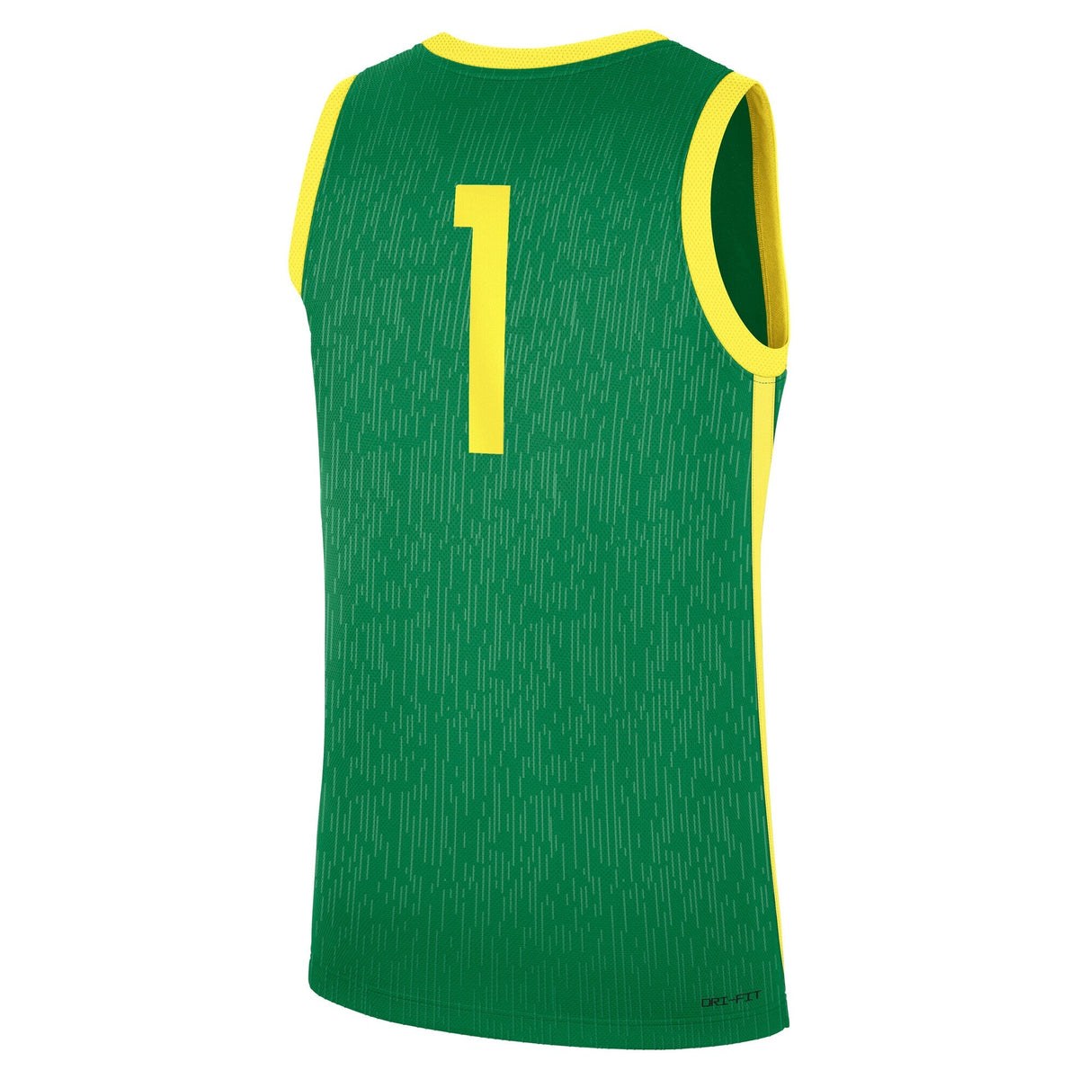 Green Oregon Ducks Road Replica Basketball Jersey product image 4, provided for visual reference and product detail review